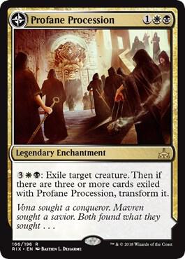 Profane Procession 166 Rivals of Ixalan MTG R LP