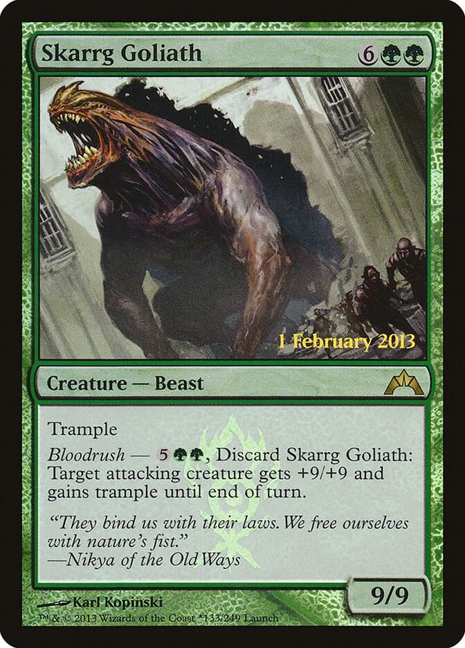 Skarrg Goliath 133 Launch Party & Release Event Promos MTG P Foil LP