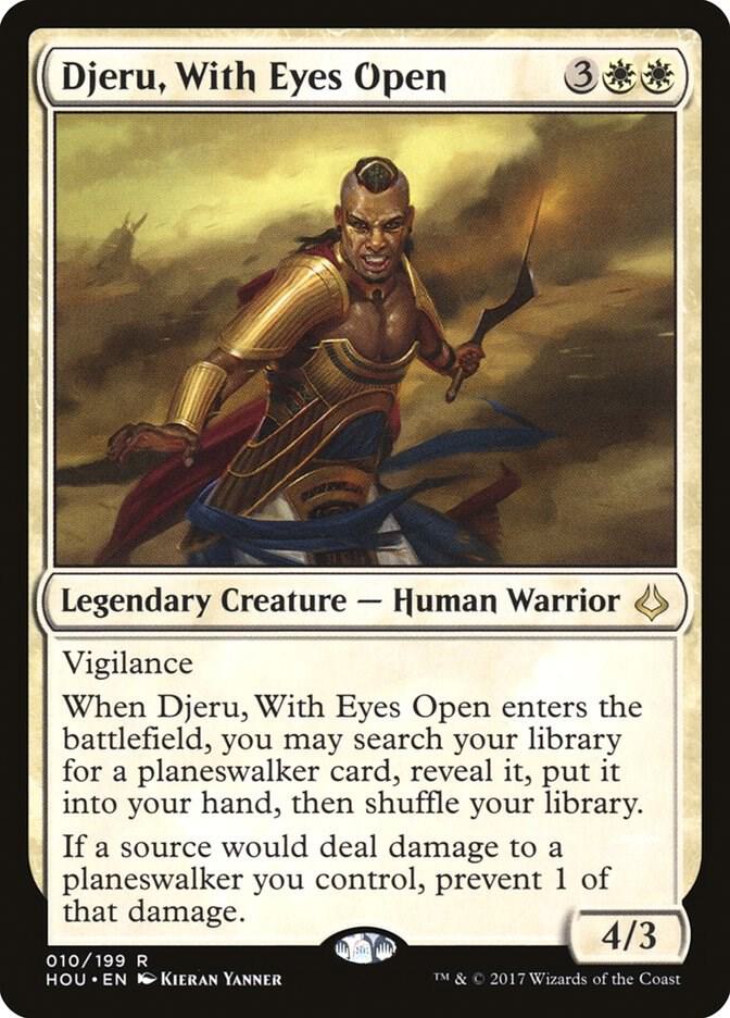 Djeru, With Eyes Open 10 Hour of Devastation MTG R NM