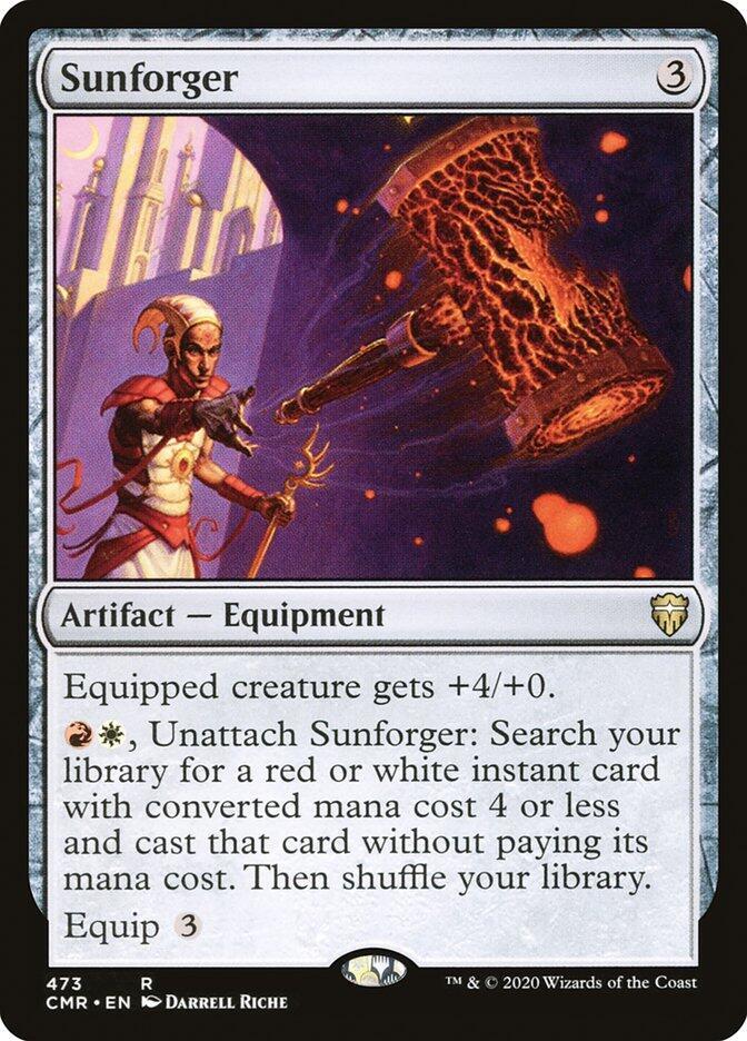 Sunforger 473 Commander Legends MTG R NM