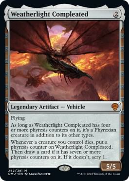Weatherlight Compleated 242 Dominaria United MTG Mythic NM
