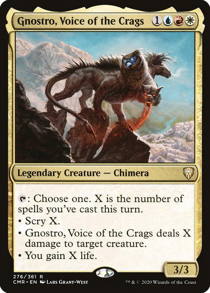 Gnostro, Voice of the Crags 276 Commander Legends MTG R NM