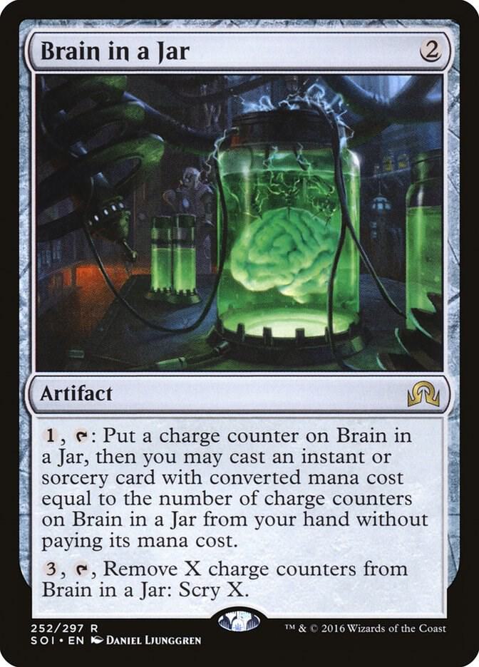 Brain in a Jar 252 Shadows over Innistrad MTG R NM