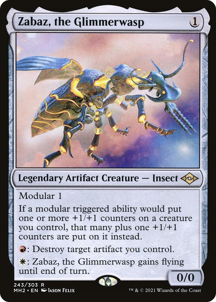 Zabaz, the Glimmerwasp 243 Modern Horizons 2 MTG R NM