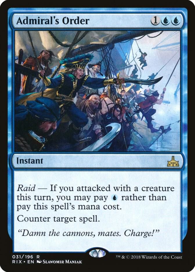 Admiral's Order 31 Rivals of Ixalan MTG R NM