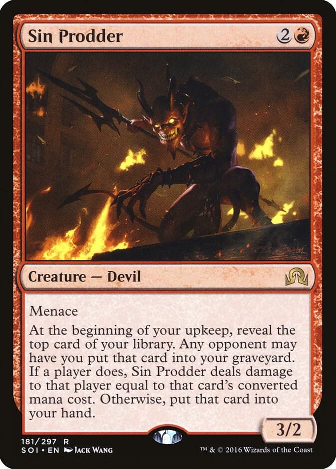 Sin Prodder 181 Shadows over Innistrad MTG R NM