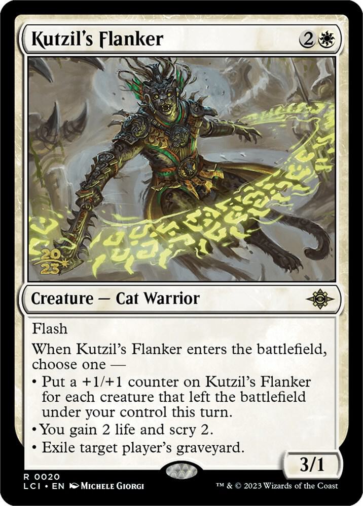 Kutzil's Flanker 20 Prerelease Cards MTG R NM