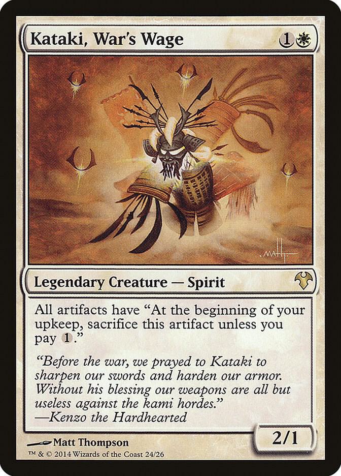Kataki, War's Wage 24 Magic Modern Event Deck MTG R LP