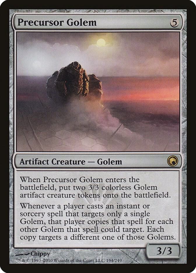 Precursor Golem 194 Scars of Mirrodin MTG R LP