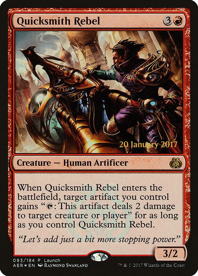 Quicksmith Rebel 93 Launch Party & Release Event Promos MTG P Foil NM