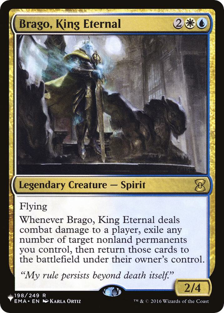 Brago, King Eternal 198/249 The List Reprints MTG R NM