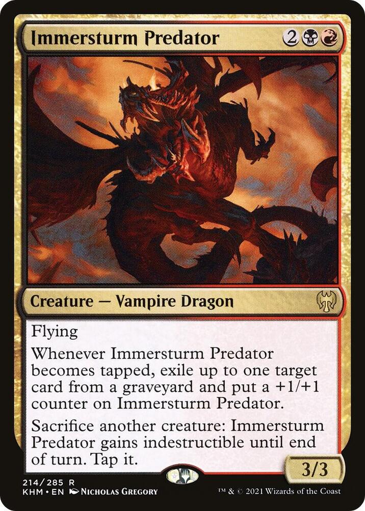 Immersturm Predator 214 Kaldheim MTG R NM