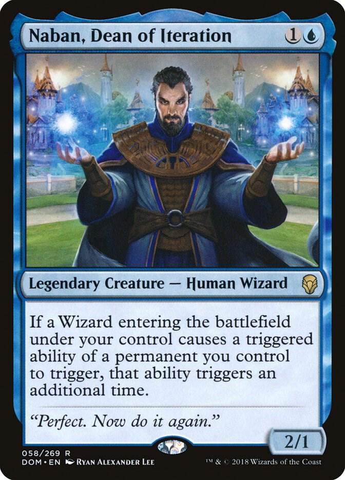 Naban, Dean of Iteration 58 Dominaria MTG R NM