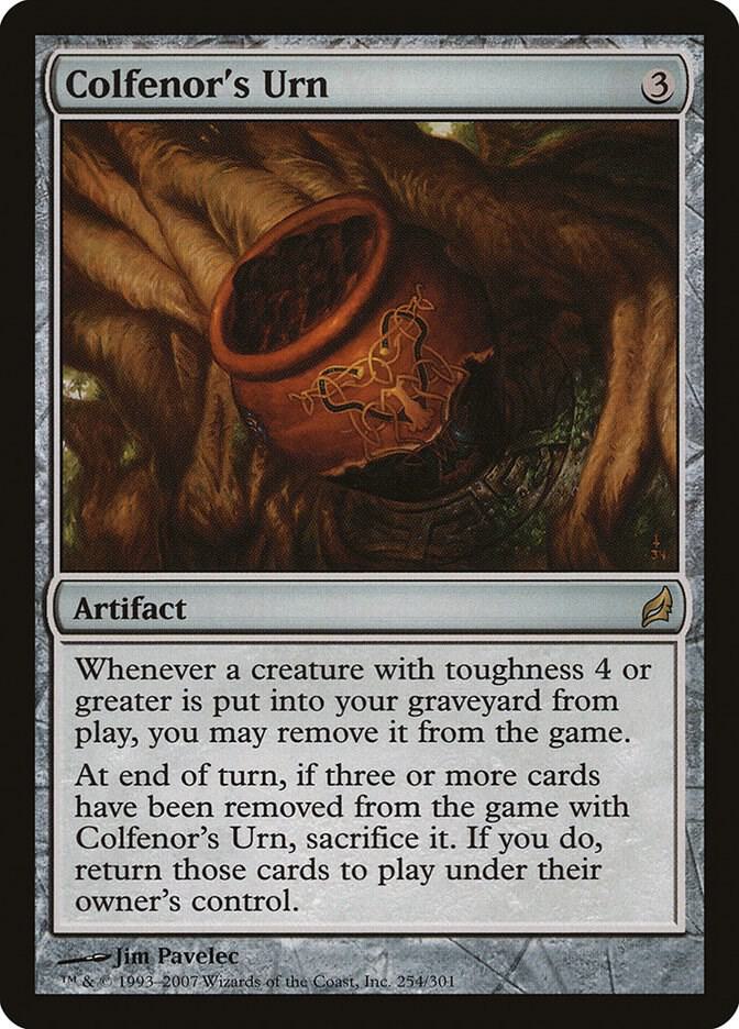 Colfenor's Urn 254 Lorwyn MTG R LP
