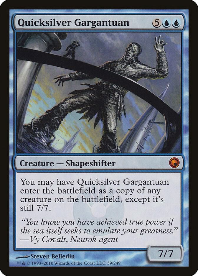 Quicksilver Gargantuan 39 Scars of Mirrodin MTG Mythic NM