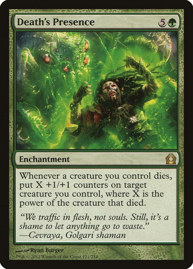 Death's Presence 121 Return to Ravnica MTG R NM
