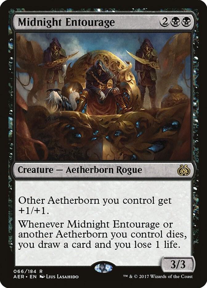Midnight Entourage 66 Aether Revolt MTG R NM