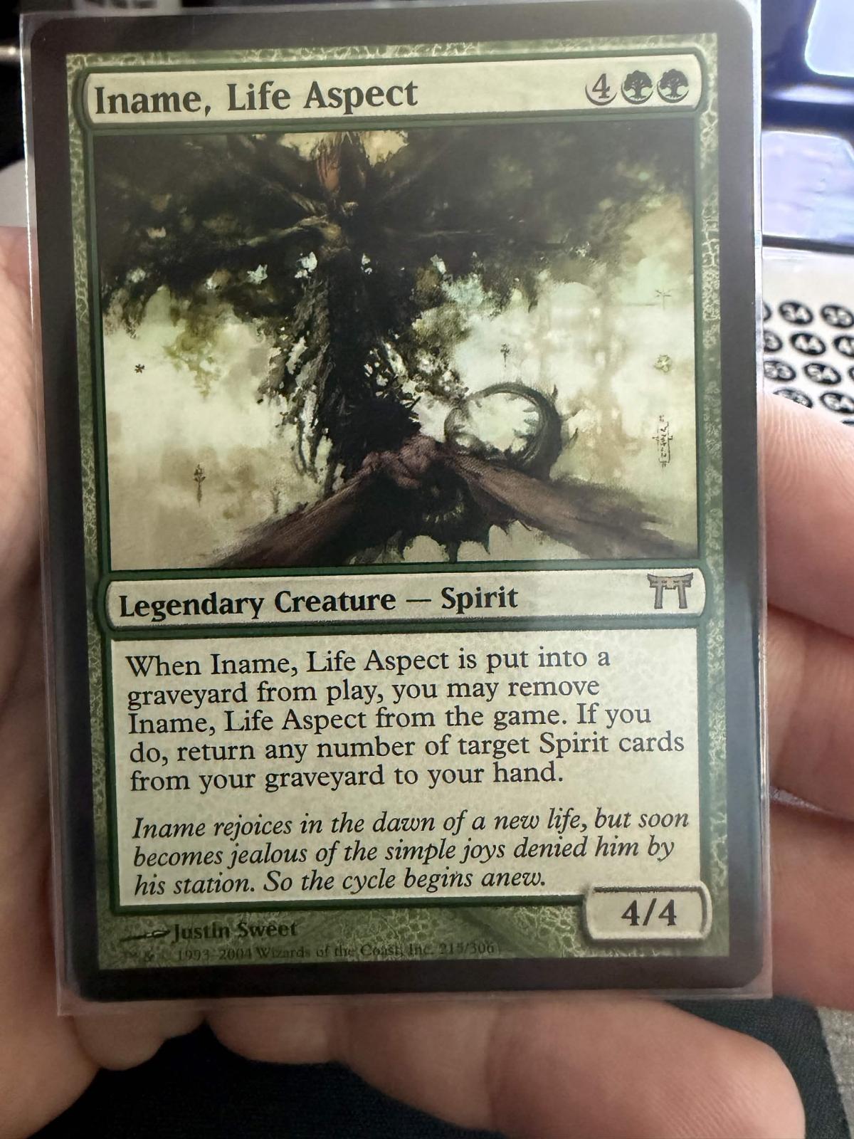 Iname, Life Aspect 215 Champions of Kamigawa MTG R LP