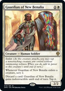 Guardian of New Benalia 19 Dominaria United MTG R NM