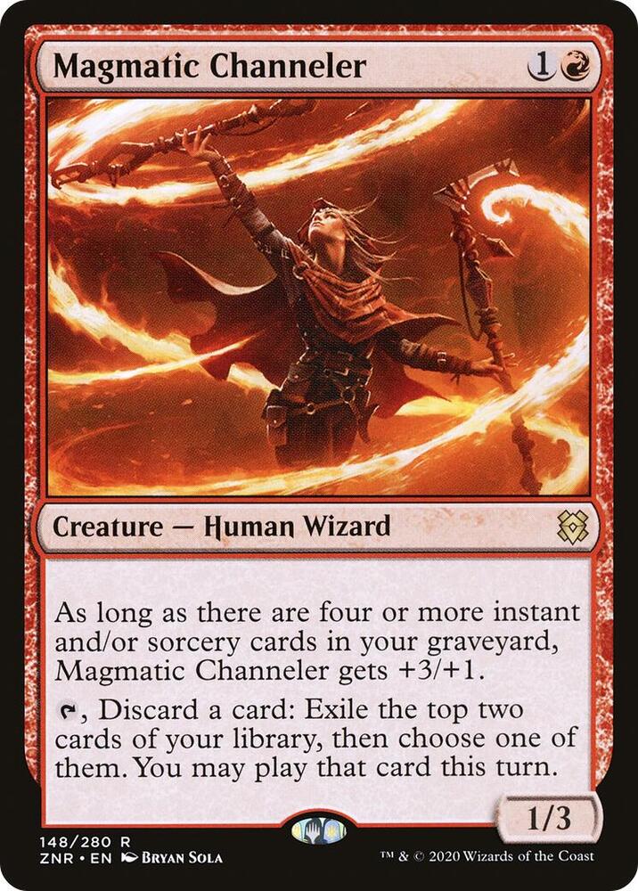 Magmatic Channeler 148 Zendikar Rising MTG R Foil NM