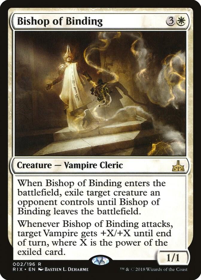 Bishop of Binding 2 Rivals of Ixalan MTG R NM