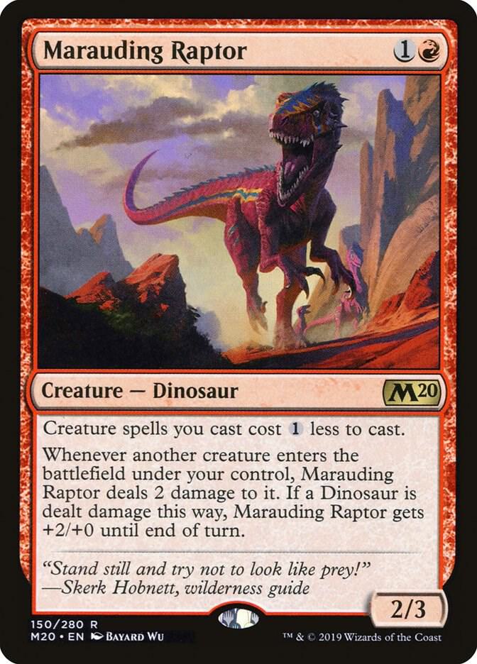 Marauding Raptor 150 Core Set 2020 MTG R NM