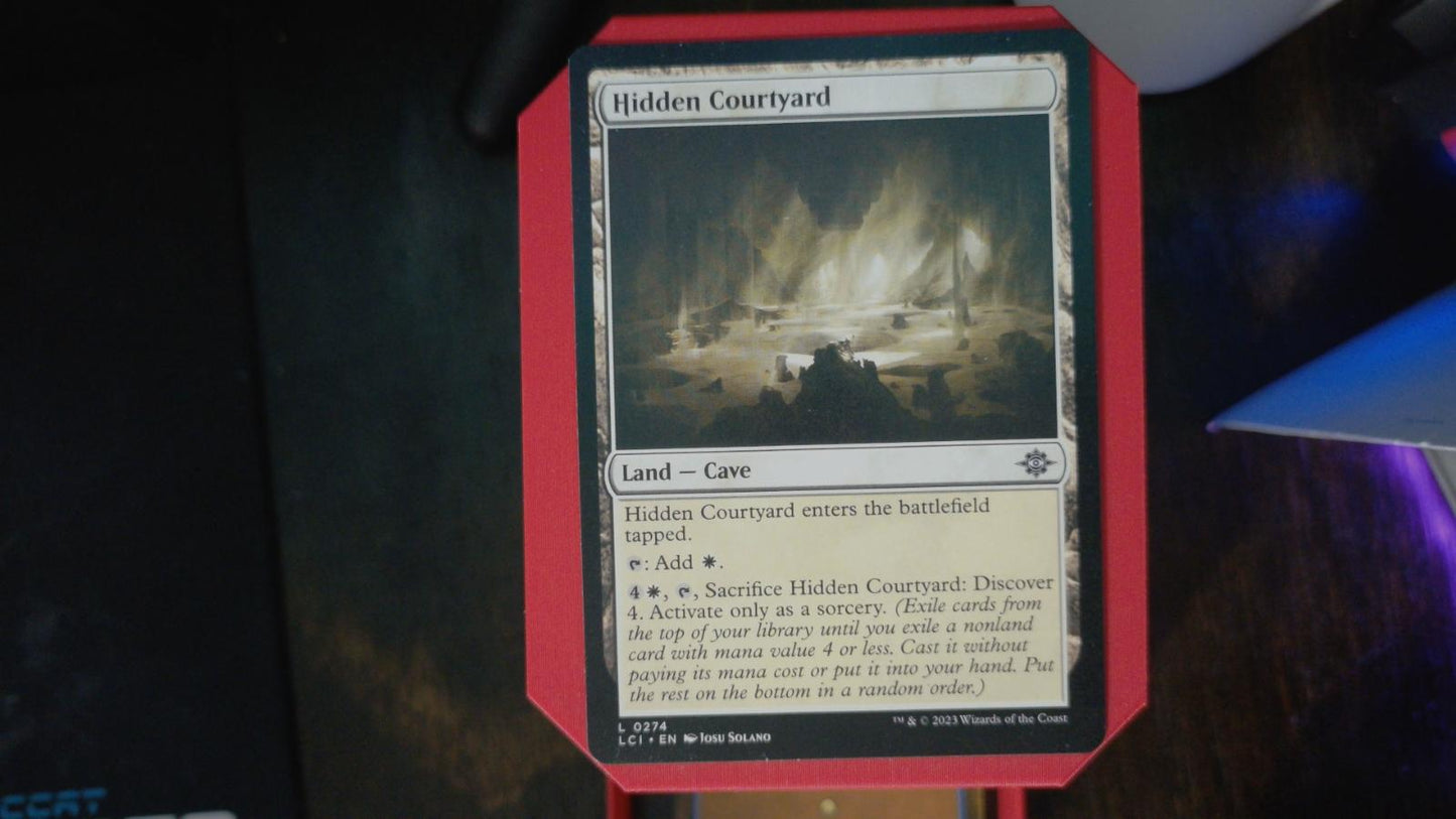 Hidden Courtyard 274 The Lost Caverns of Ixalan MTG Land NM