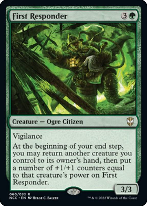 First Responder 60 Commander: Streets of New Capenna MTG R NM