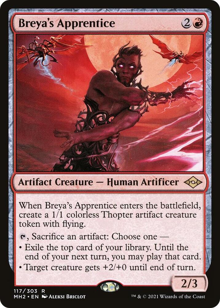 Breya's Apprentice 117 Modern Horizons 2 MTG R Foil NM