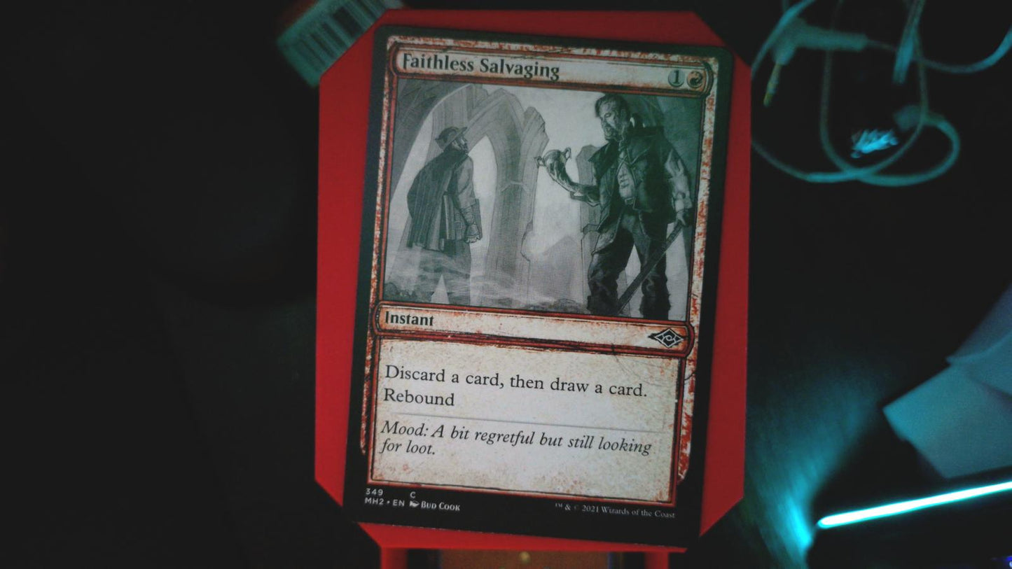 Faithless Salvaging (Showcase) 349 Modern Horizons 2 MTG C NM