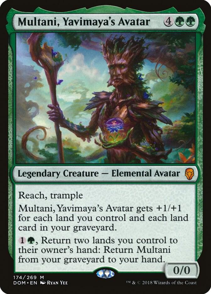Multani, Yavimaya's Avatar 174 Dominaria MTG Mythic NM