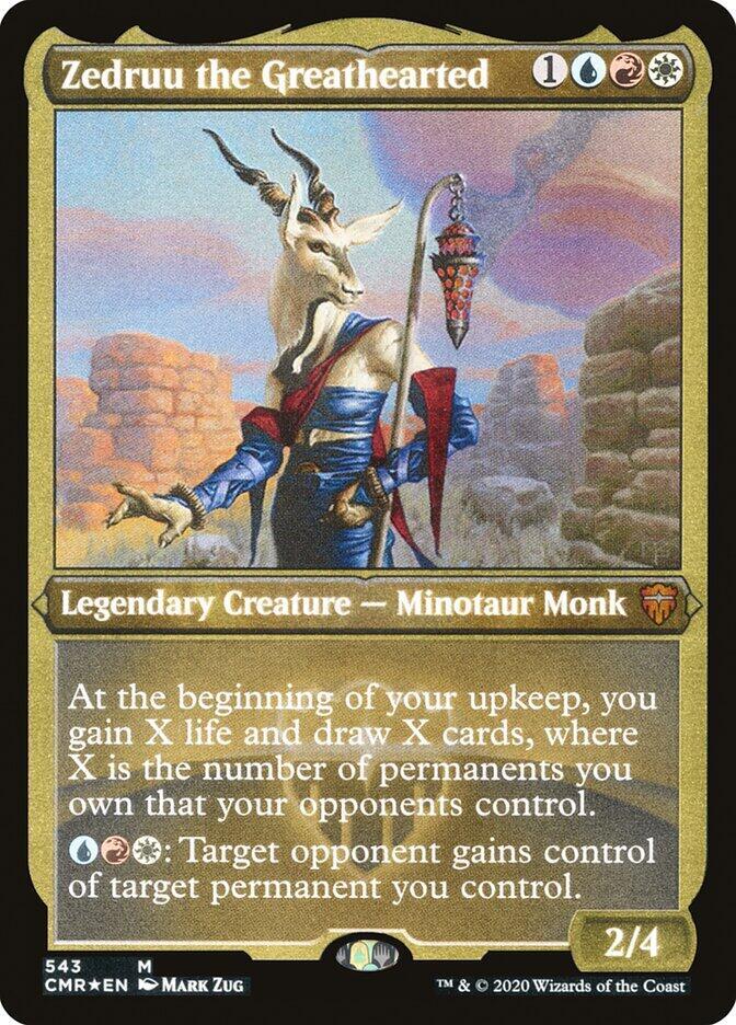 Zedruu the Greathearted (Foil Etched) 543 Commander Legends MTG Mythic Foil NM