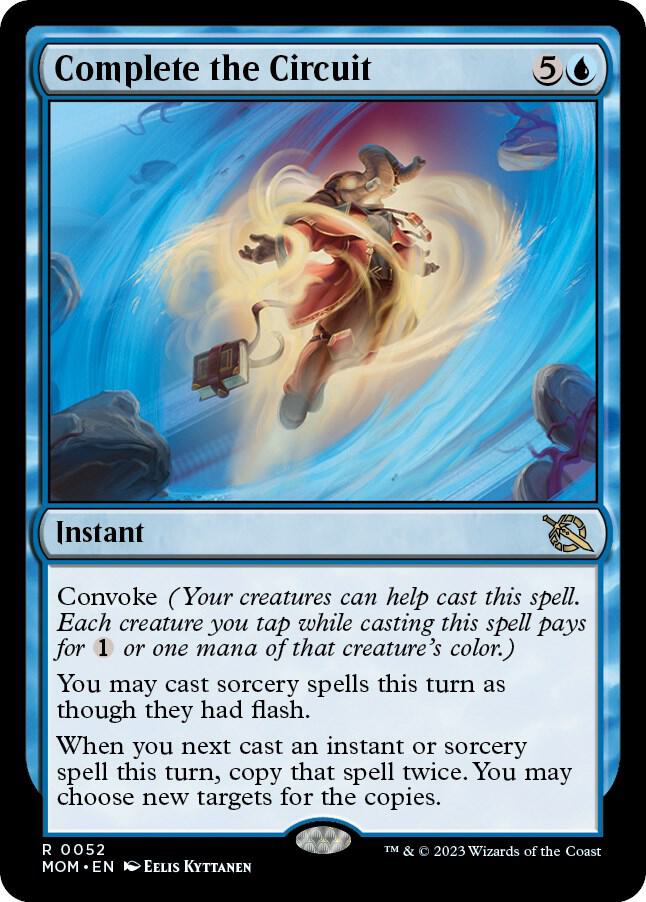Complete the Circuit 52 March of the Machine MTG R NM