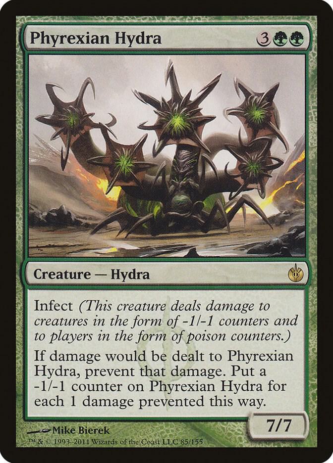 Phyrexian Hydra 85 Mirrodin Besieged MTG R NM