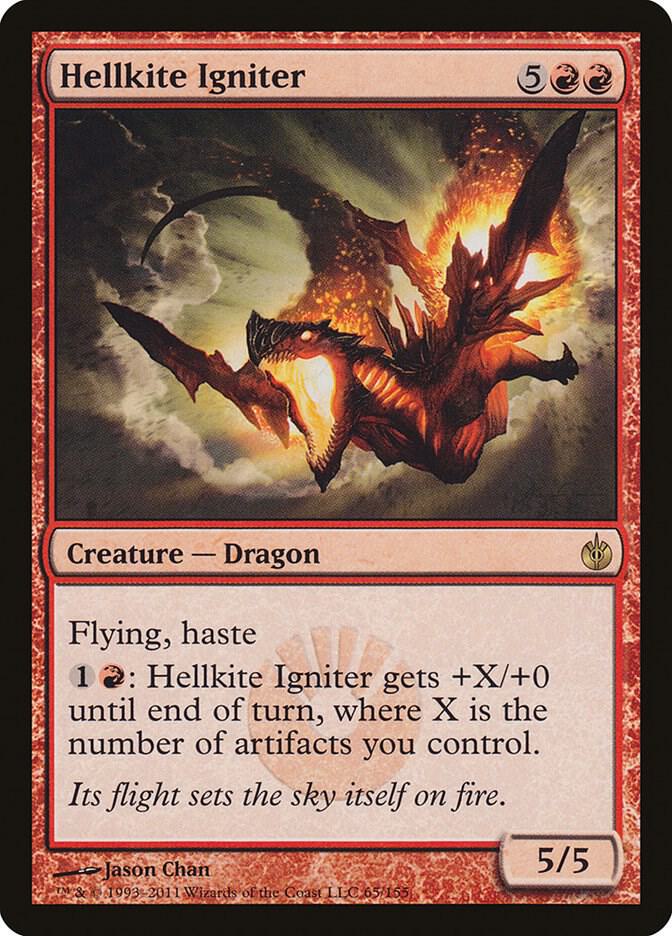 Hellkite Igniter 65 Mirrodin Besieged MTG R NM
