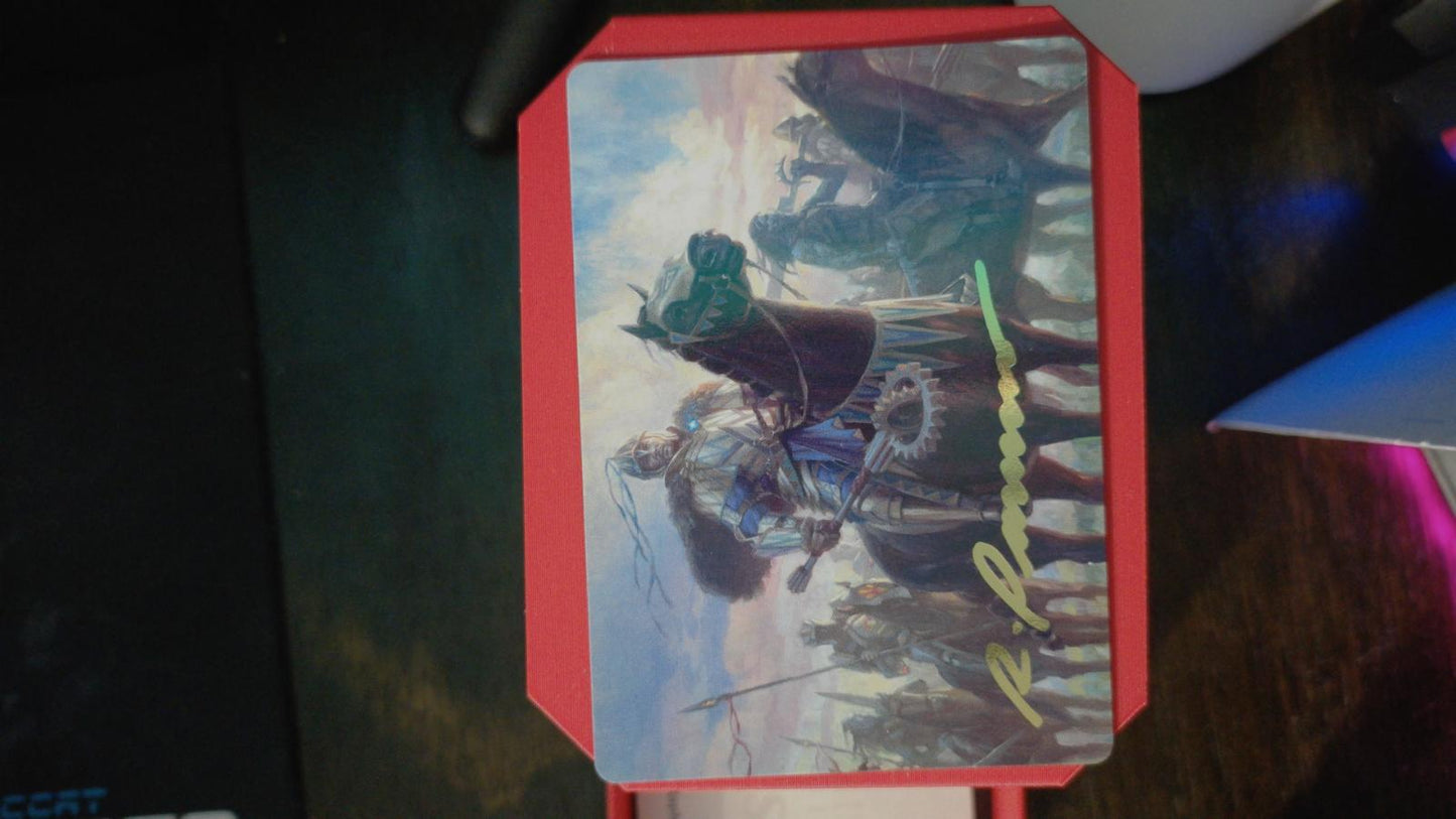 Shanid, Sleepers' Scourge Art Card Gold-Stamped Signature 54 MTG NM