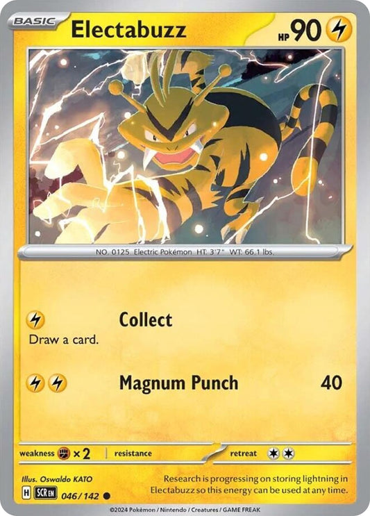 Electabuzz 46/142 Stellar Crown Pokemon C NM
