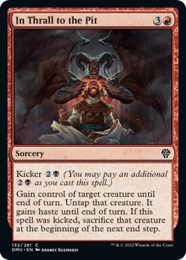In Thrall to the Pit 132 Dominaria United MTG C NM