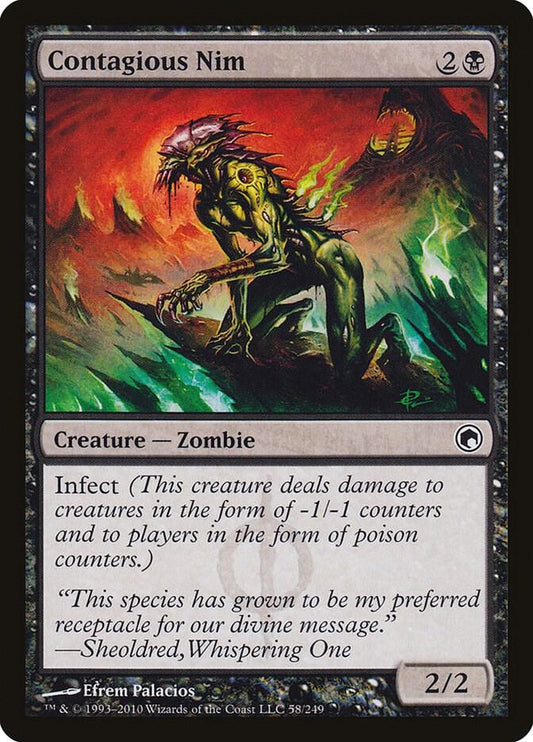 Contagious Nim 58 Scars of Mirrodin MTG C NM