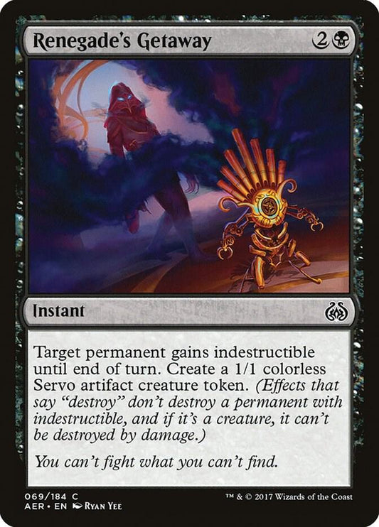 Renegade's Getaway 69 Aether Revolt MTG C LP