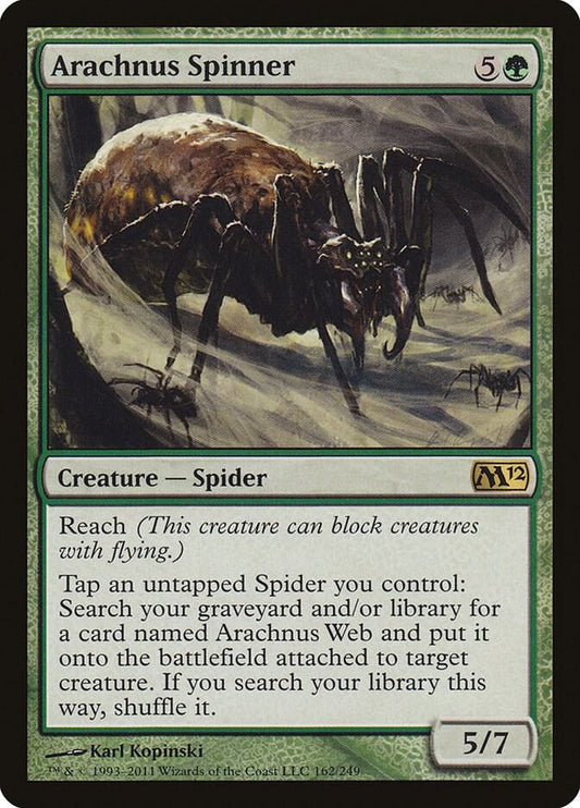 Arachnus Spinner 162 Magic 2012 (M12) MTG R NM