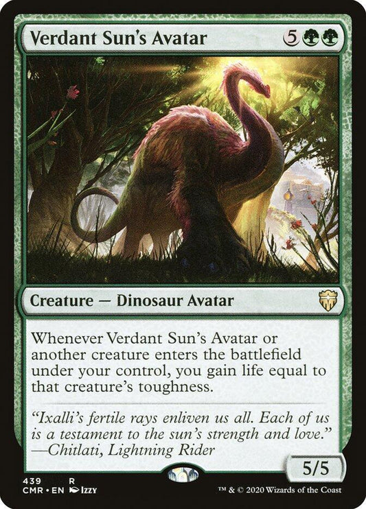 Verdant Sun's Avatar 439 Commander Legends MTG R NM