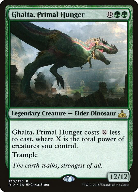 Ghalta, Primal Hunger 130 Rivals of Ixalan MTG R NM