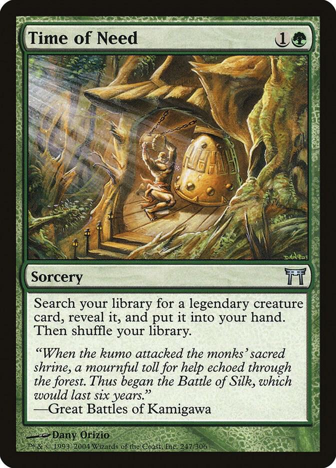 Time of Need 247 Champions of Kamigawa MTG UC NM