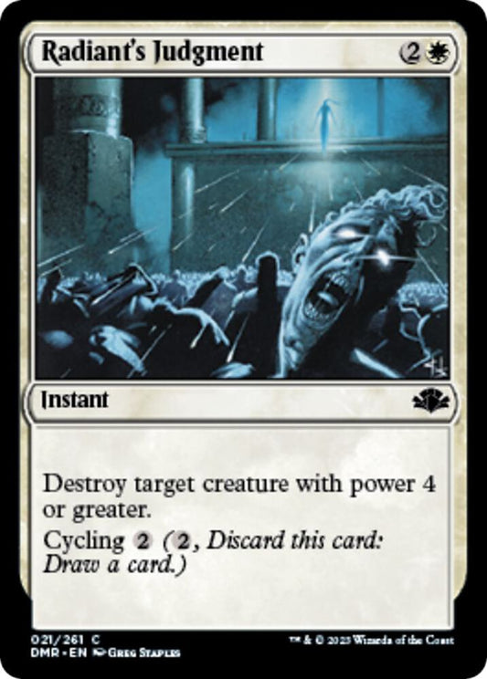Radiant's Judgment 21 Dominaria Remastered MTG C NM