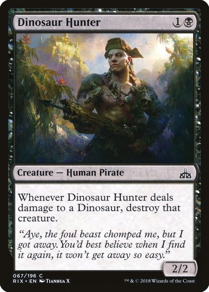Dinosaur Hunter 67 Rivals of Ixalan MTG C LP