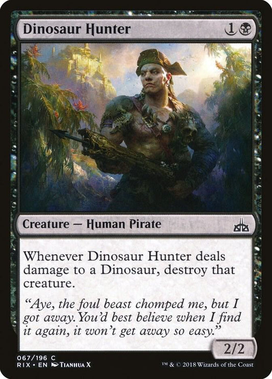 Dinosaur Hunter 67 Rivals of Ixalan MTG C LP