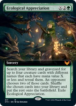 Ecological Appreciation (Extended Art) 317 Strixhaven: School of Mages MTG NM
