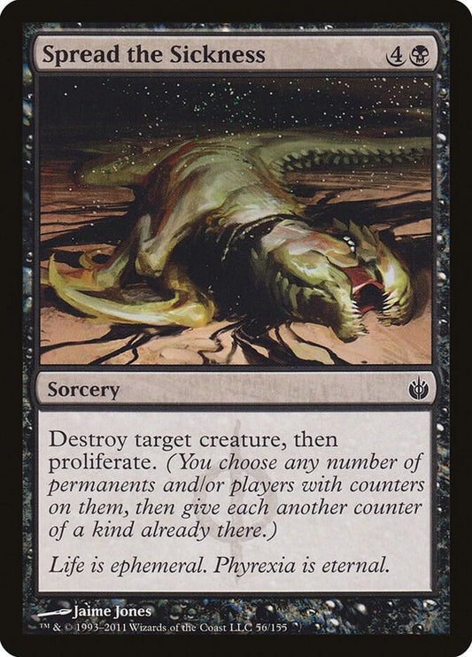 Spread the Sickness 56 Mirrodin Besieged MTG C NM