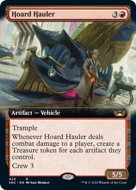 Hoard Hauler (Extended Art) 424 Streets of New Capenna MTG R NM